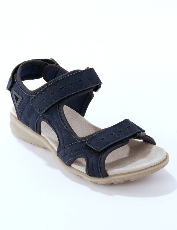 Sandales de randonn&eacute;e ouverture totale (marine)