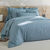 Linge de lit uni percale (bleu clair)
