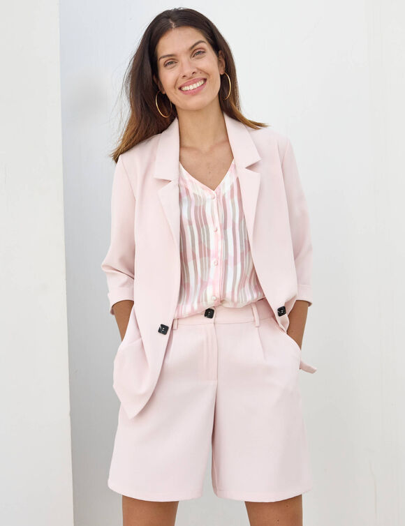 Short large fluide (rose poudr&eacute;)