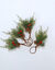 Rond de serviettes, d&eacute;coration sapin - lot de 4  (vert)