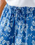Short fluide imprimé (bleu jean)