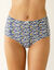 Culotte forme maxi coton stretch imprim&eacute; "fleurs" - lot de 4 (bleu / vert)
