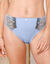 Culotte microfibre tulle brod&eacute; Caminata (bleuet)