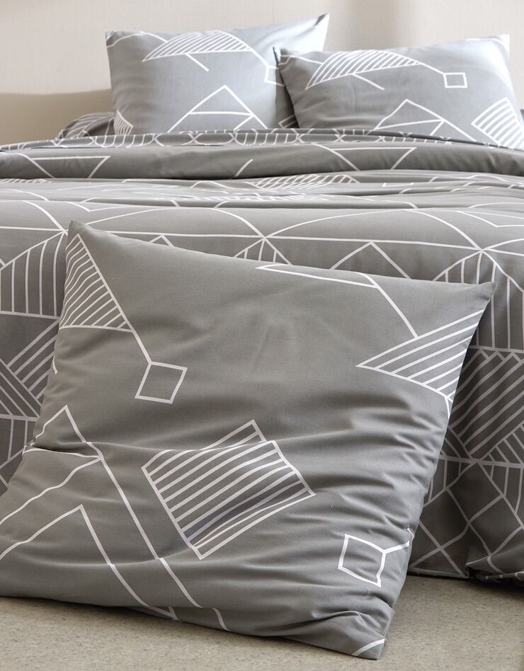 Linge de lit Hector coton (gris)