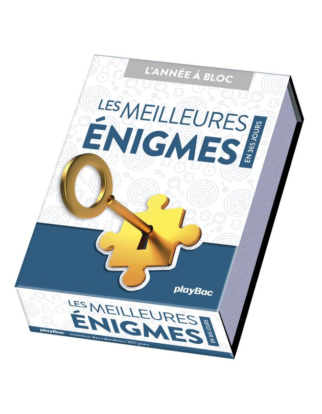 Staande kalender "Les meilleures énigmes" (uniek)