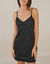 Fond de robe extensible maille microfibre (noir)