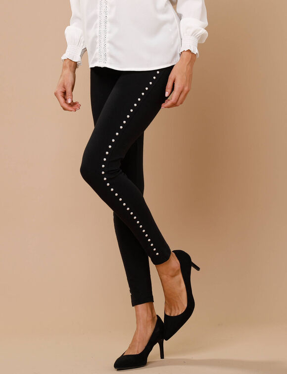 Legging clout&eacute; (noir)