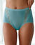 Supermaxislip met kant - set van 3 (oranje + blauw + eendenblauw)