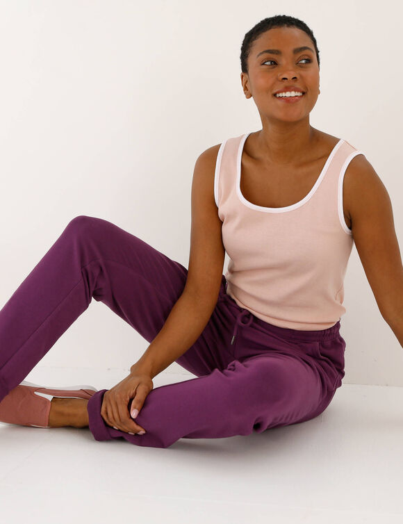 D&eacute;bardeur bicolore (rose gris&eacute;)