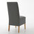 Housse de chaise microfibre (gris anthracite)