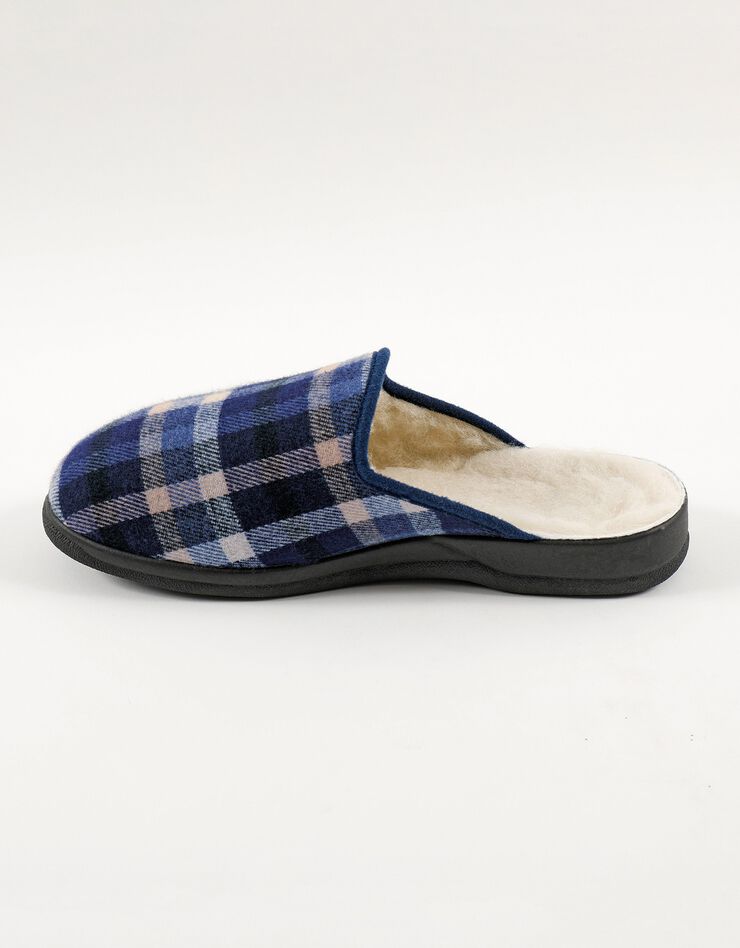 Mules homme fourrées - jusqu'au 47, bleu Mules homme fourrées - jusqu'au 47, bleu, hi-res image number 1