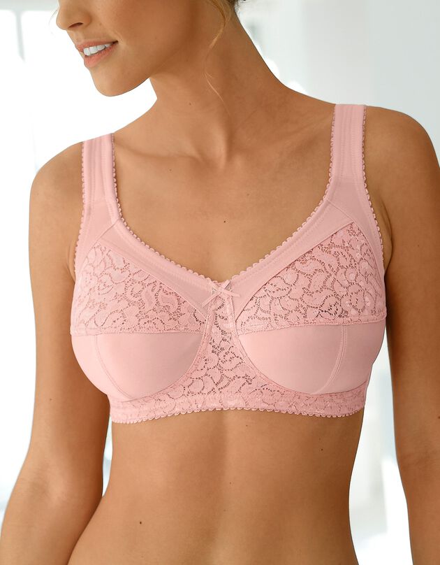 Soutien-gorge grand maintien - sans armatures (rose)