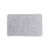 Tapis de bain uni moelleux microfibre (gris perle)