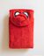 Kinderkamerjas met kap Spider-Man®, personaliseerbaar - fleece (rood)