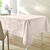Nappe damassée feuillages Colombine® (ivoire)