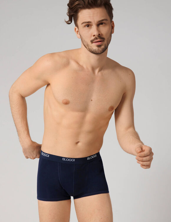 De 3 boxers basic men sloggi®. (marine)