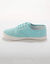 Sneakers in geborduurd canvas (blauw)