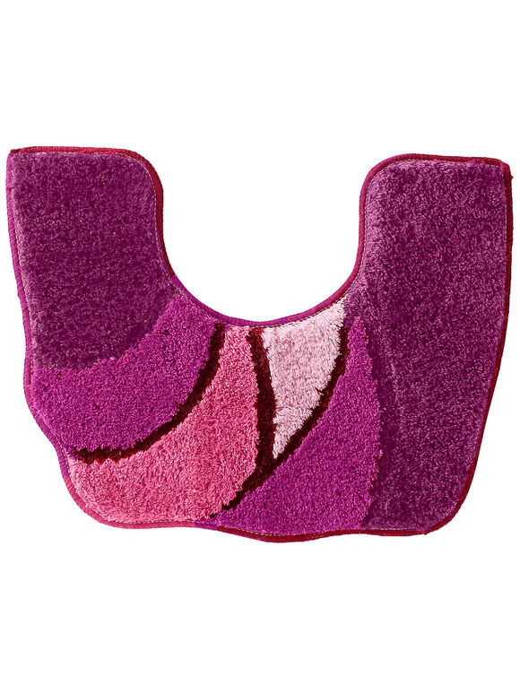 Tapis de bain pétales (violine)