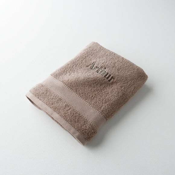 Collectie gepersonaliseerde badhanddoeken &ndash; heerlijk zacht, 540 g/m&sup2; (taupe)