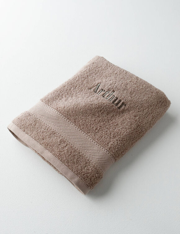 Collectie gepersonaliseerde badhanddoeken &ndash; heerlijk zacht, 540 g/m&sup2; (taupe)