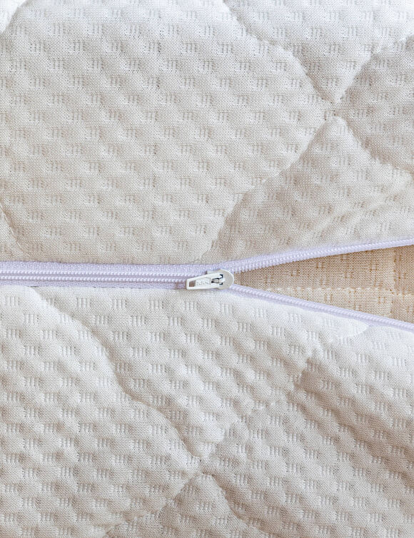 Integrale, gematelasseerde matrashoes met hotelkwaliteit - 20 cm (wit)