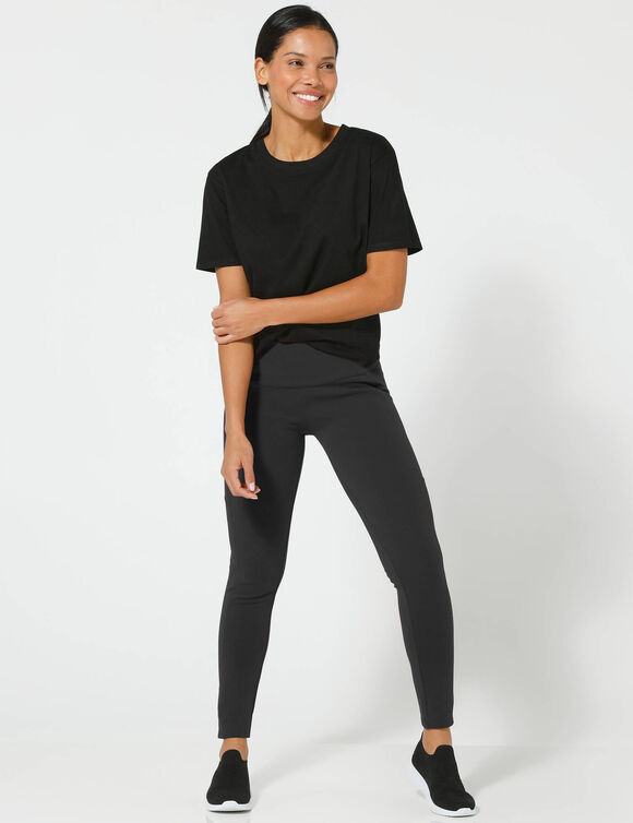 Legging à poche, polyester recyclé(**) (noir)