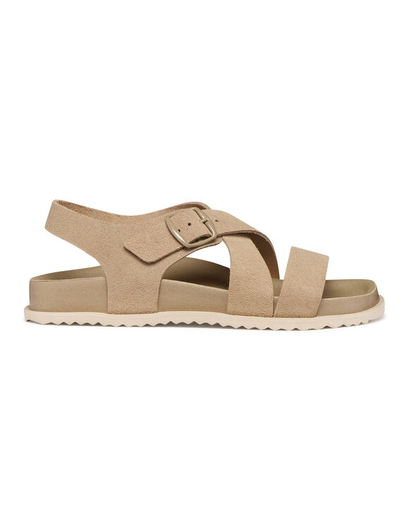 Sandales cuir SANDYBETT (taupe)