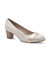 Wandelschoenen - breed model (GLANZEND BEIGE)