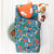 Linge de lit enfant imprim&eacute; Champy - coton biologique(**) 57 fils/cm&sup2; (bleu)