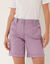 Bermuda in stretchstof met tailleband in tricot (parma)