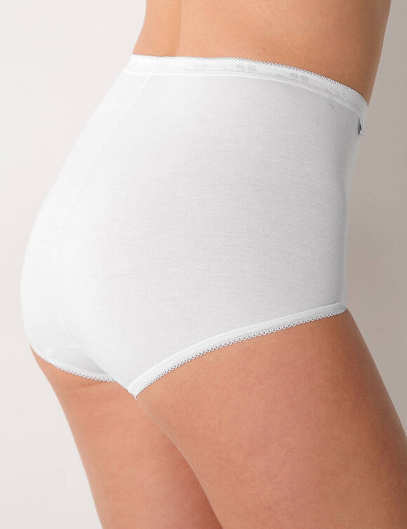 Culotte maxi Basic - lot de 3 (blanc)