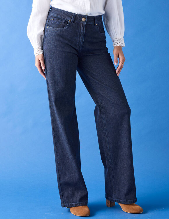 Jean coupe large stretch, grande stature (brut)