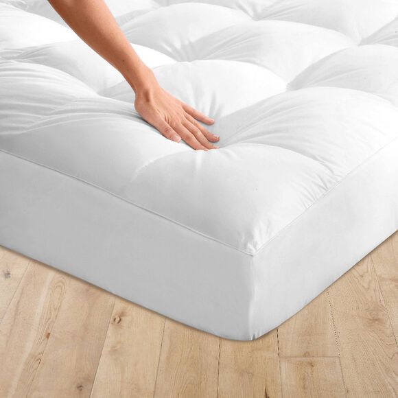 Topdekmatras in Qualigel (wit)