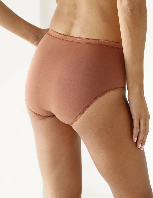 Culotte maxi basique - lot de 3 (chocolat)