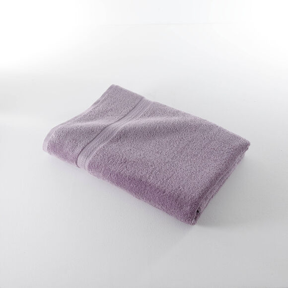 Collection serviettes de bain unies 420 g/m2 confort moelleux (lavande)