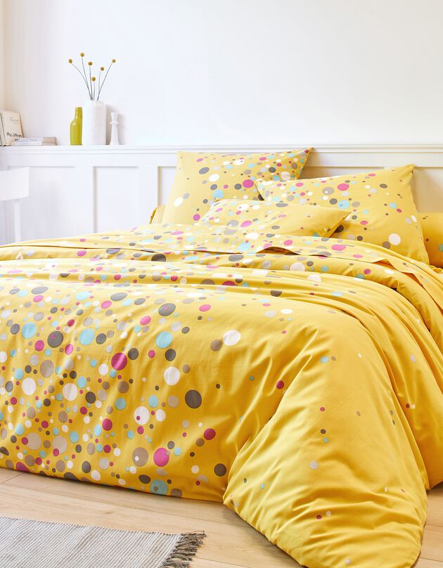 Linge de lit Pétillant coton (curry)