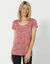Chiné T-shirt met korte mouwen in biokatoen (chiné roze)