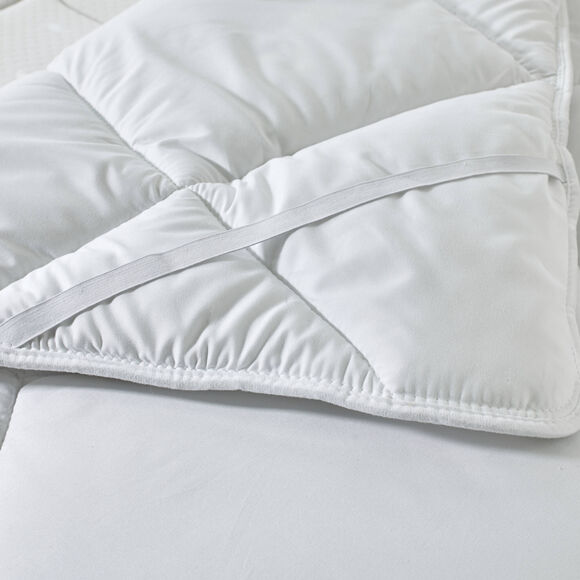 Surmatelas 500 g/m&sup2; id&eacute;al transpiration traitement QuickDry&reg; (blanc)