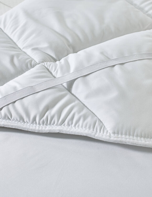Surmatelas 500 g/m&sup2; id&eacute;al transpiration traitement QuickDry&reg; (blanc)