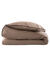 Edredon naturel duvet et plumettes (taupe)