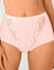 Slip met afslankende pasjes in kant - set van 4 (pastel)
