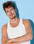 Singlet - herenondergoed, set van 2 (wit)