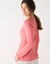 Pyjamashirt met lange mouwen (koraal)