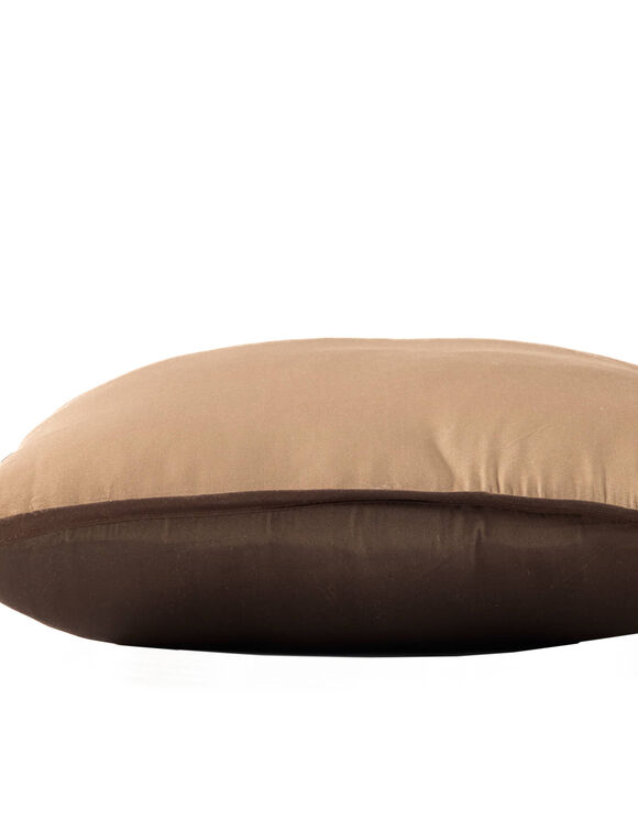 Tweekleurig microvezel dekbed, 500 g/m&sup2; (chocolade / karamel)