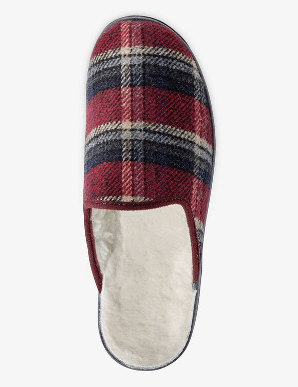 Mules homme confort - jusqu'au 47 (bordeaux)