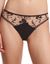 Slip in geborduurde tule, Suzy (zwart)