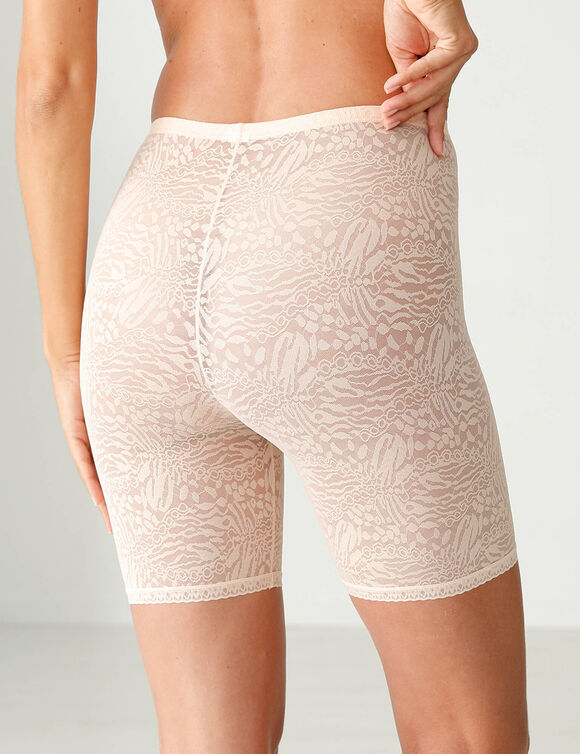 Culotte panty tout en dentelle stretch - sans coutures côtés (peau)