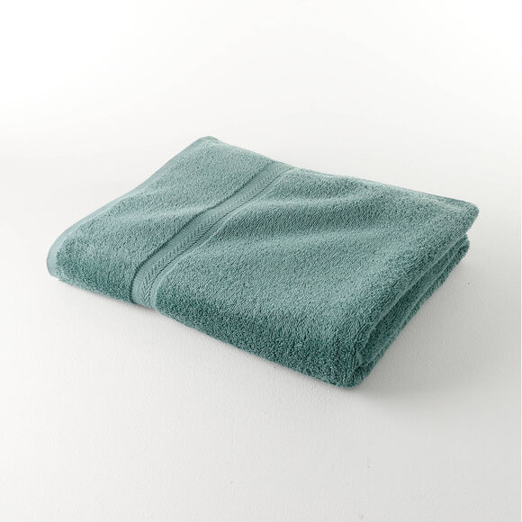 Collection serviettes de bain unies 420 g/m2 confort moelleux (eucalyptus)