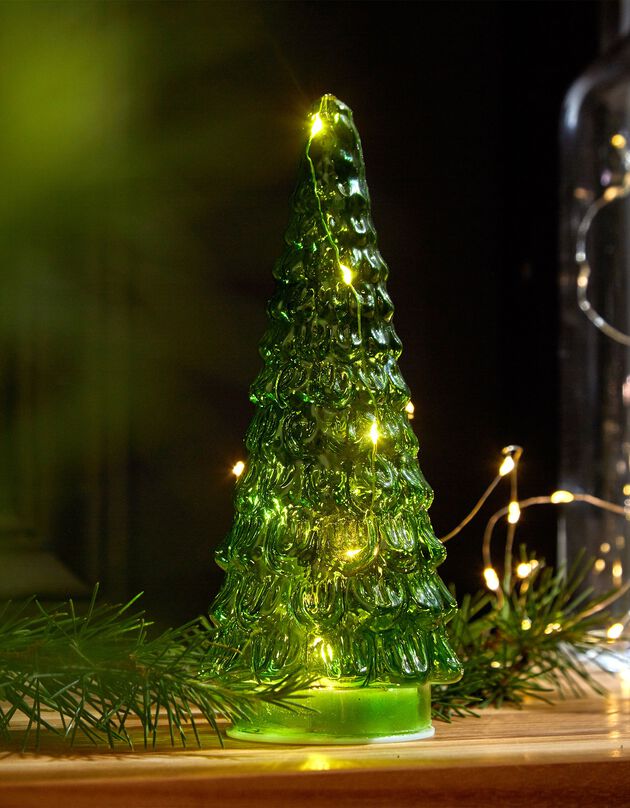 Lichtgevend kerstboompje (groen)
