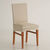 Housse de chaise extensible jacquard chiné (beige)